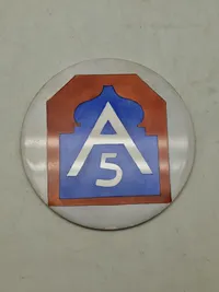Originalt porcelæns mærke - 5TH Army