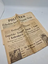 Samling originale befrielses aviser 1945