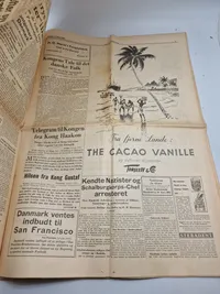 Samling originale befrielses aviser 1945
