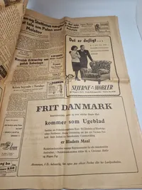 Samling originale befrielses aviser 1945