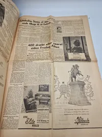 Samling originale befrielses aviser 1945