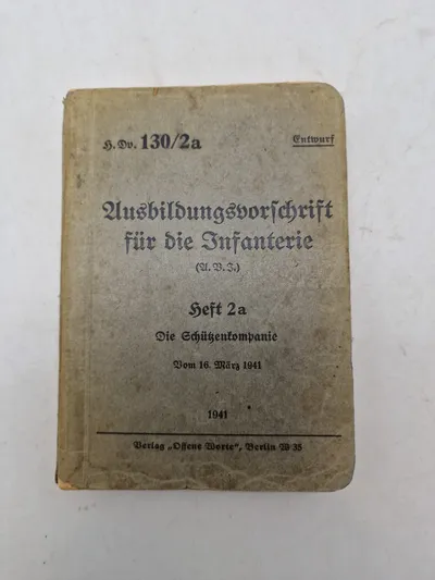 Tysk WW2 håndbog for soldater