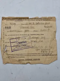Original Soldiers service and pay book