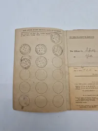 Original SOLDIER'S RELEASE BOOK
CLASS "A"