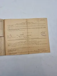Original SOLDIER'S RELEASE BOOK
CLASS "A"