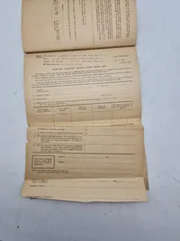 Original SOLDIER'S RELEASE BOOK
CLASS "A"