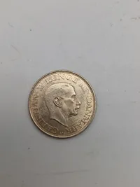 Original Kong Christian X jubilæumsmønt af sølv 1870-1945