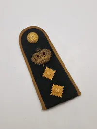 Sjælden original dansk skulderstrop for Vicepolitidirektør - ww2