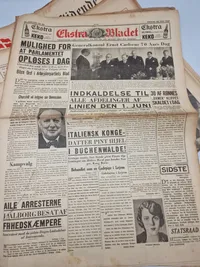 Samling originale danske befrielsesaviser