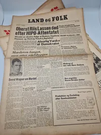 Samling originale danske befrielsesaviser