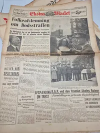 Samling originale danske befrielsesaviser