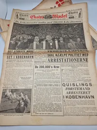 Samling originale danske befrielsesaviser