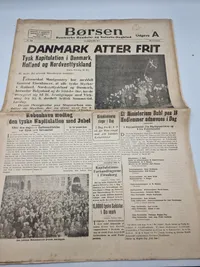 Samling originale danske befrielsesaviser