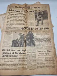 Samling originale danske befrielsesaviser