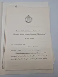 Stort papirlot fra major i det danske forsvar