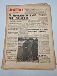 Samling originale danske befrielsesaviser