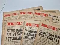 Samling originale danske befrielsesaviser