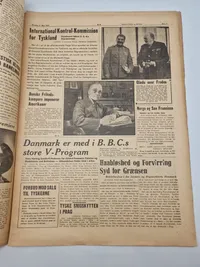Samling originale danske befrielsesaviser