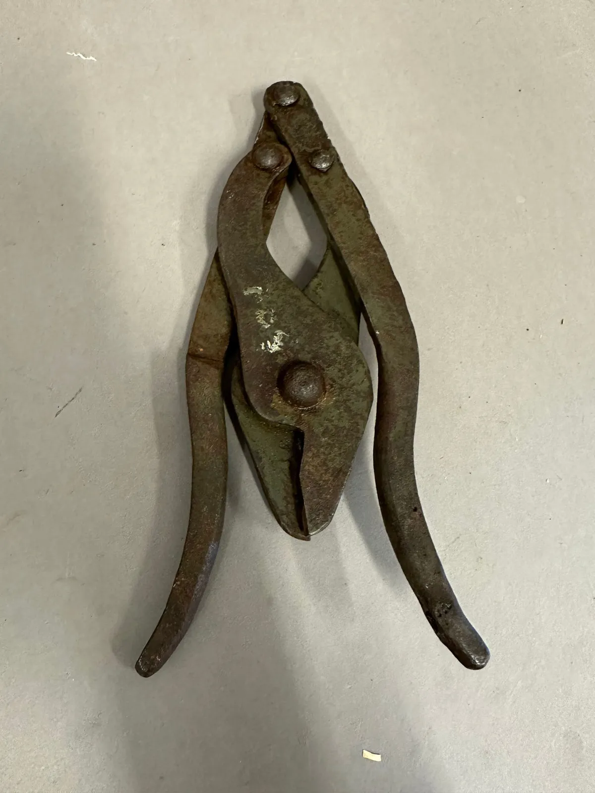 Original Engelsk WW2 pigtråds saks