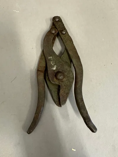 Original Engelsk WW2 pigtråds saks