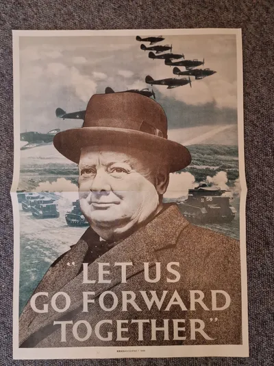 ww2 plakat - genoptryk