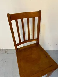 Original Tysk stol fra Marine Indendantur Dienstelle Kopenhagen, godt stemplet
