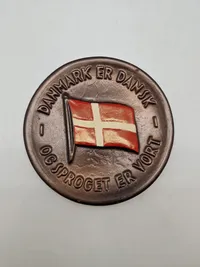 Original plakette fra genforeningen 1920