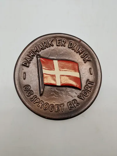 Original plakette fra genforeningen 1920