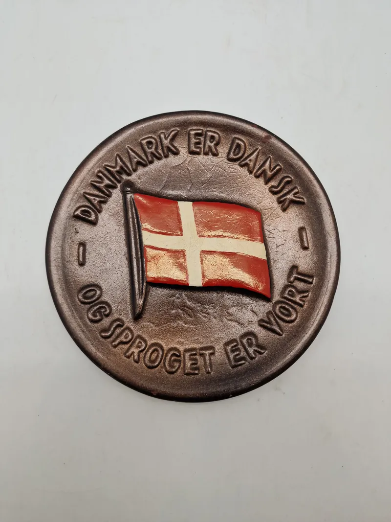 Original plakette fra genforeningen 1920