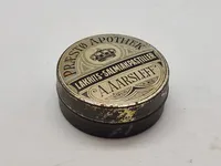 Original æske med salmiak pastiller fra Præstø apotek