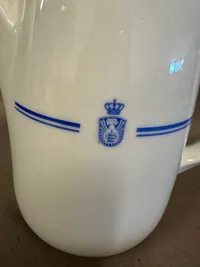 Original kaffekande fra civilforsvaret (kgl porcelæn)