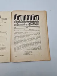 Originalt Waffen-SS hæfte “Germanien”