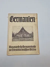 Originalt Waffen-SS hæfte “Germanien”