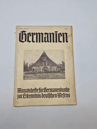 Originalt Waffen-SS hæfte “Germanien”