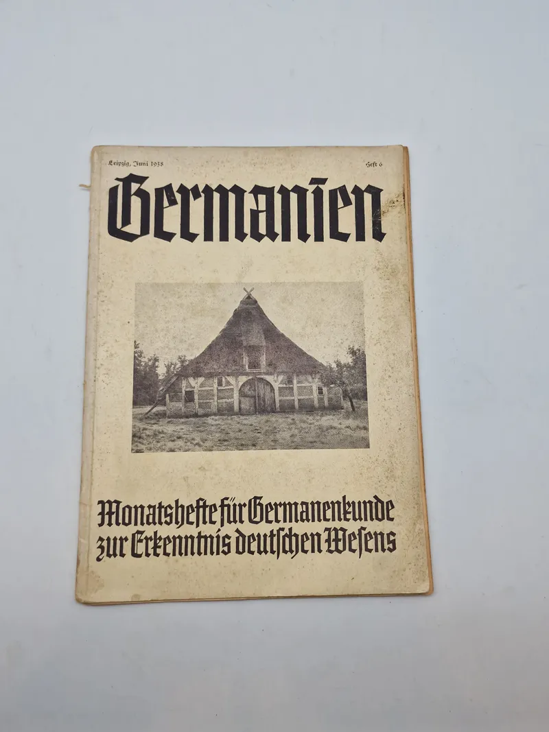 Originalt Waffen-SS hæfte “Germanien”