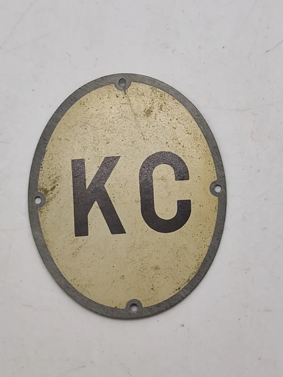 Originalt ww2 CB skjold (Kommando Central)