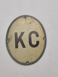 Originalt ww2 CB skjold (Kommando Central)
