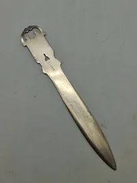 Original brevåbner fra tiden omkring ww2. Ofres givet som gave iblandt DNSAP medlemmer