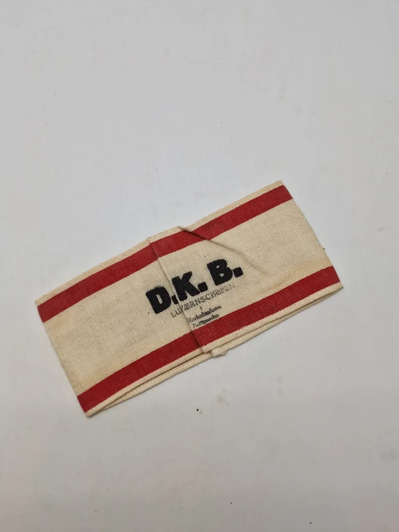 Originalt armbind fra De Danske Kvinders Beredskab - ww2