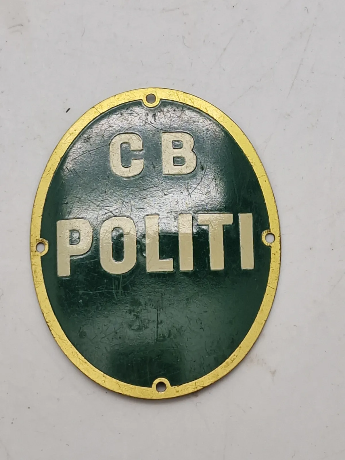 Originalt ww2 CB skjold (politi)