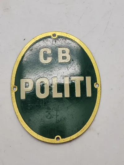 Originalt ww2 CB skjold (politi)