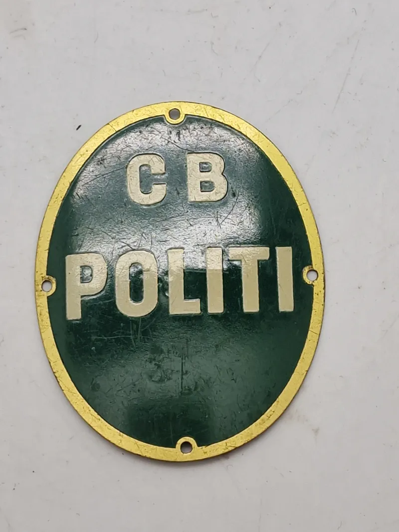 Originalt ww2 CB skjold (politi)