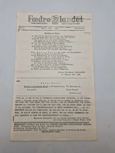 Nazistisk blad 1969