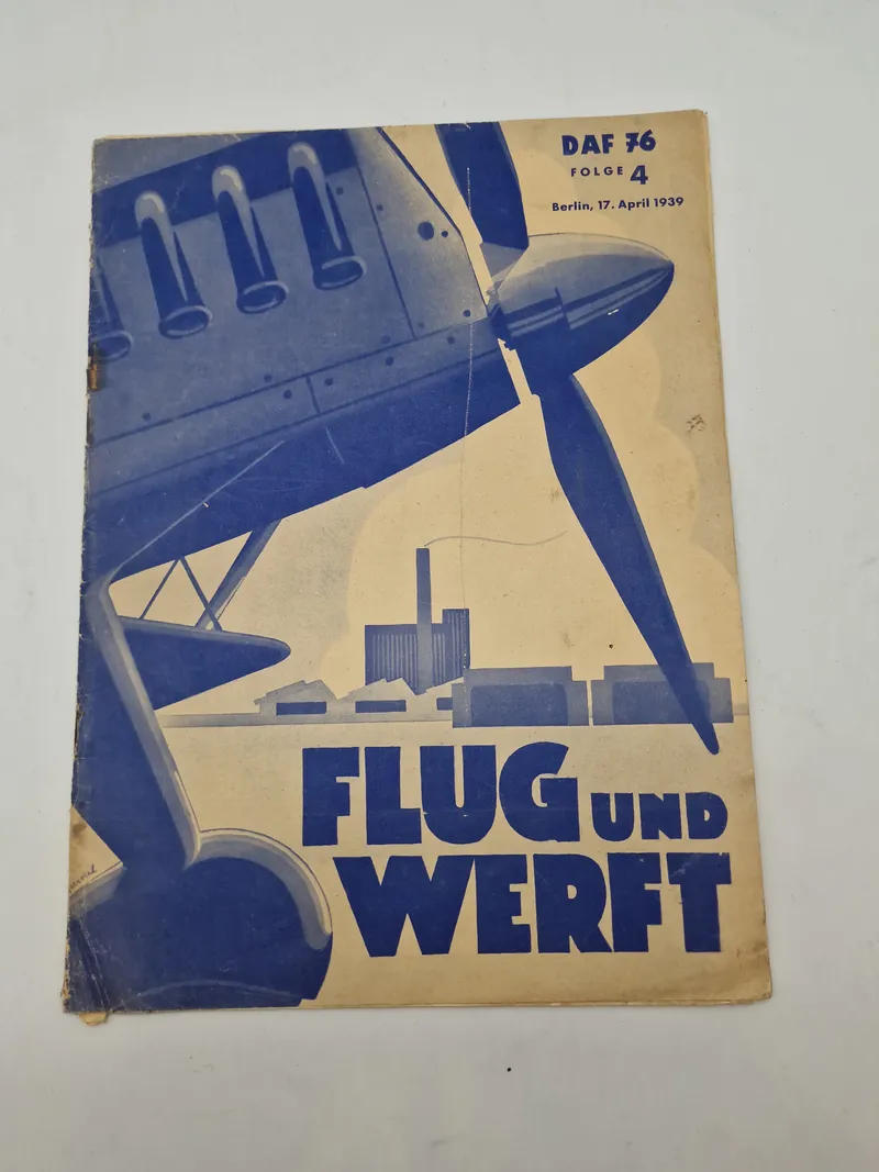 Originalt eks. af Flug Und Werft fra 1939