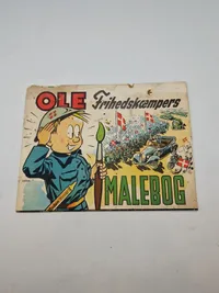 Originalt eks. af Ole Frihedskæmpers malebog - sjælden