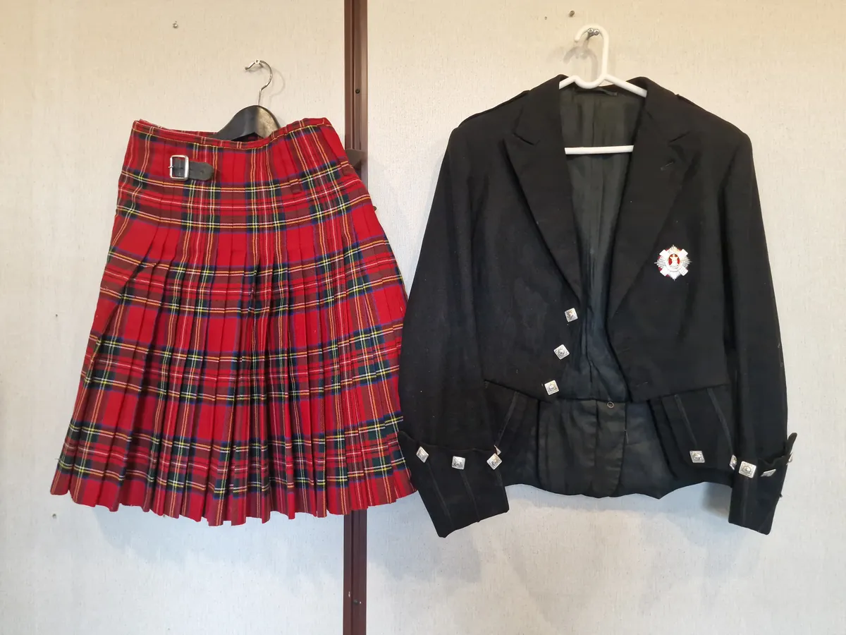 Original skotsk uniform med kilt