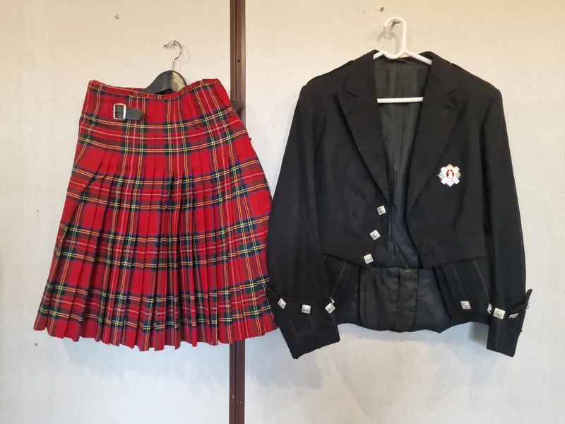 Original skotsk uniform med kilt