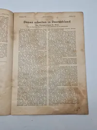 Originalt eks. af SHAGERRAK
DIE ZEITSCHRIFT DER REICHS- DEUTSCHEN IN DÄNEMARK