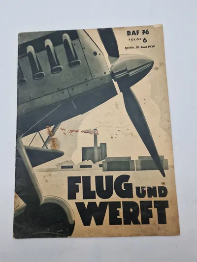 Originalt eks. af Flug und Werft fra 1939