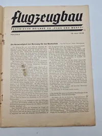 Originalt eks. af Flug und Werft fra 1939